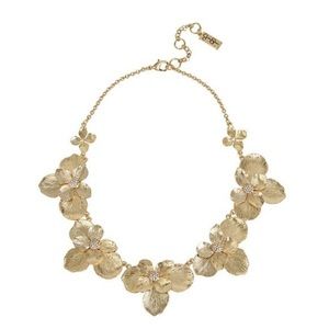 Jessica Simpson Gold Tone Statement Necklace